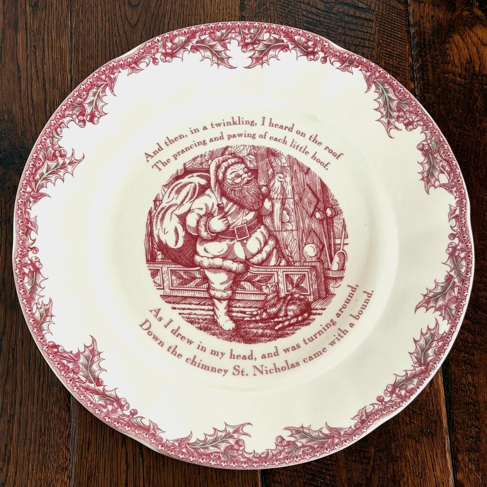 Johnson Brothers “’Twas the Night Before Christmas” Serving Platter
